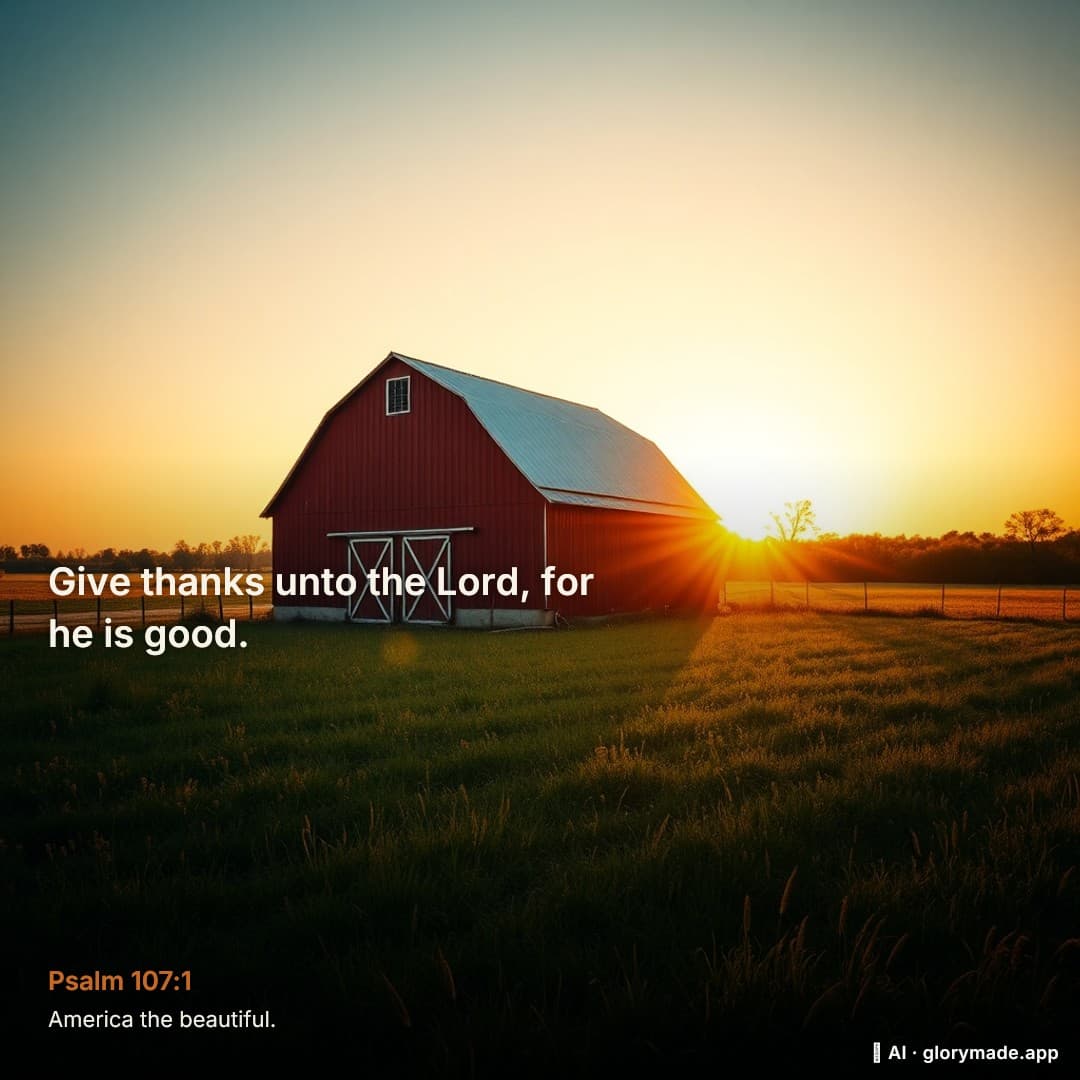 Grateful tone example: "Give thanks unto the Lord, for he is good." — Psalm 107:1